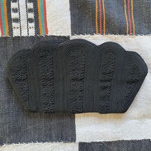 Vintage 1940’s-1950’s Genuine Corde Handbag Clutch Black Stunning. Evening Bag.